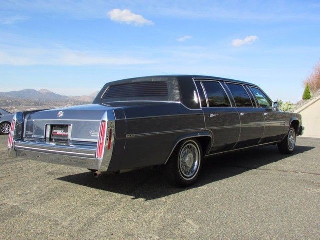 beautiful limousine! 1983 cadillac deville low miles one owner almost perfect!