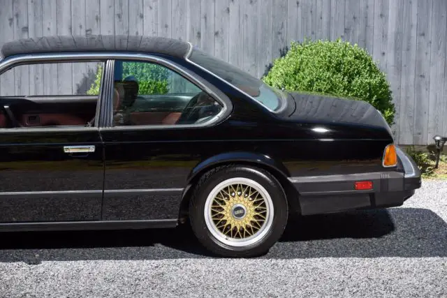 1985 bmw 635 csi 635csi 94,477 miles black coupe i6 3.4l manual