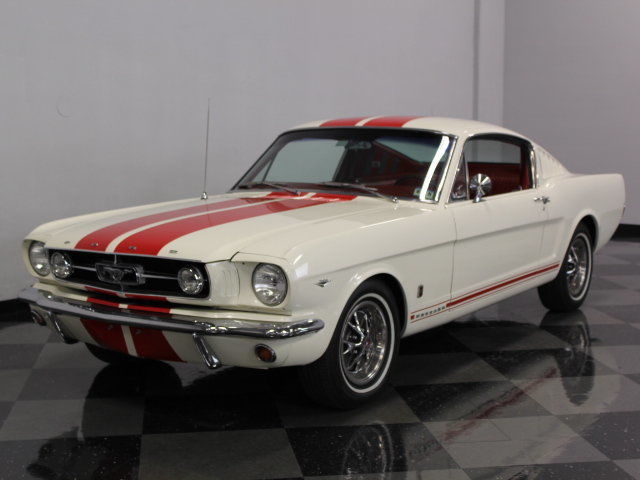 wimbledon white, 289ci, edelbrock 4bbl, great color combo, original a/c car