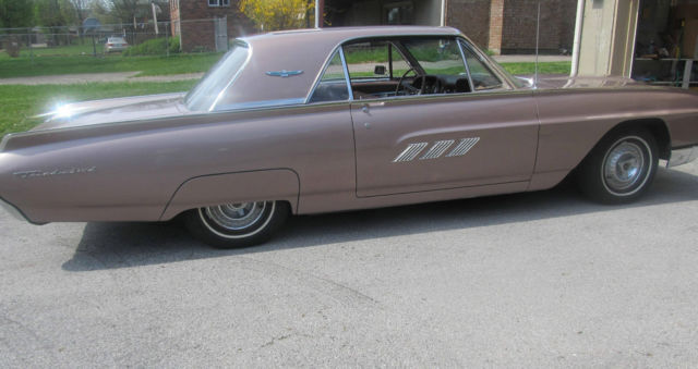 1963 ford thunderbird (rare champagne color) all factory matching