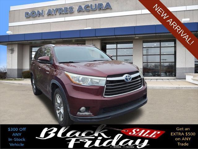 2014 toyota highlander hybrid limited