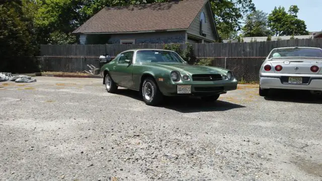 1979 green camaro 305 rebuilt engine car runs! can be seen in highland nj
