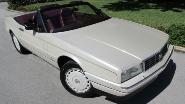 1992 cadillac allante roadster cd changer, cd player, super low miles, beautiful