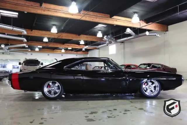1970 dodge charger 28 miles black
