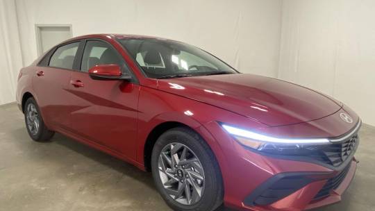 new 2024 hyundai elantra hybrid blue dct