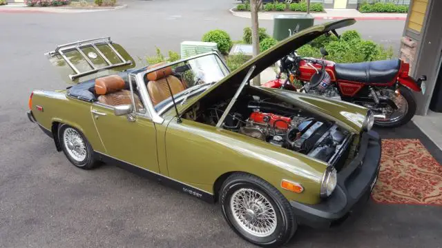 1975 mg midget 50th anniversary edition tundra green