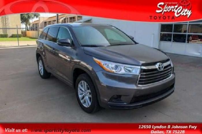 2014 toyota highlander le in dallas, tx