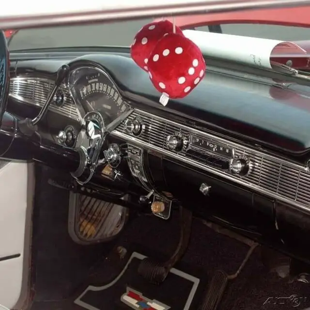 1956 chevrolet bel air straight-6 engine 2-spd powerglide 50,752 on rebuild