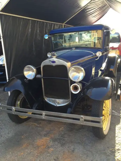1931 ford model a rumble seat 2 door sedan all original runs t 31 ford hot rod