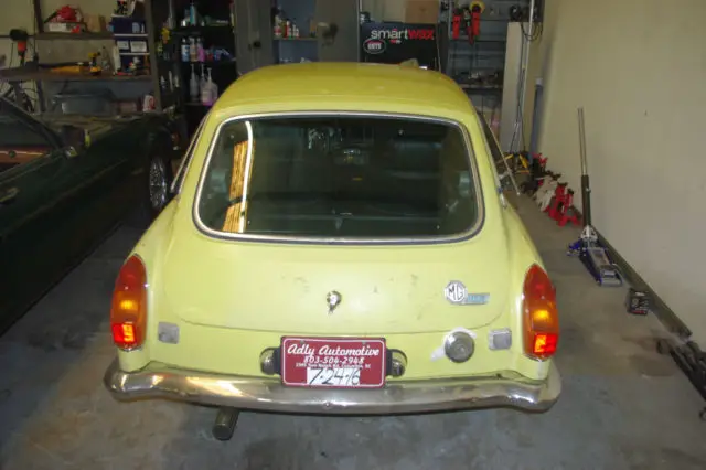 1974 mgb gt 47k miles good condition needs tlc