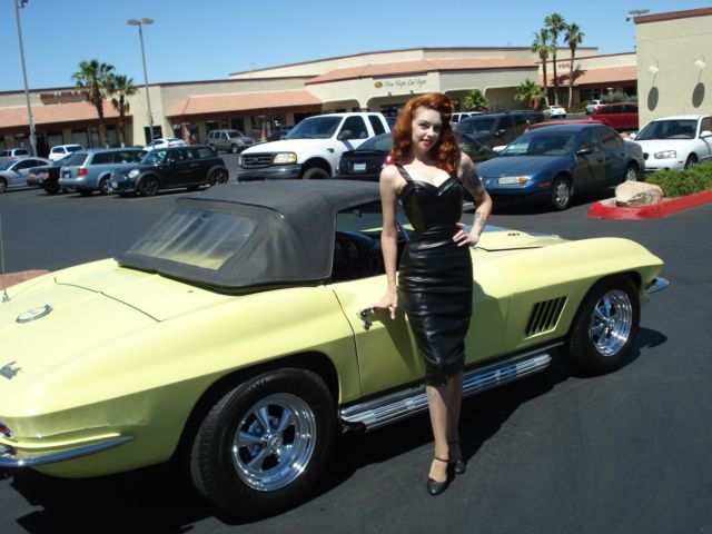 1967 corvette vette chevrolet street car hot rod investment convertible