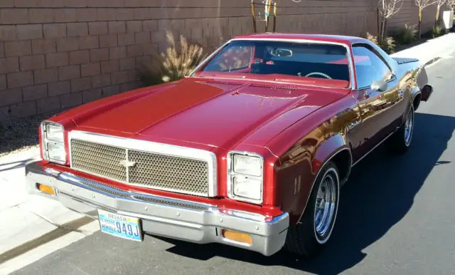 1976 chevrolet el camino classic - rare straight 6 engine