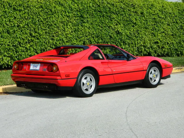 1989 ferrari 328 gts rosso corsa over cream collector car condition investment