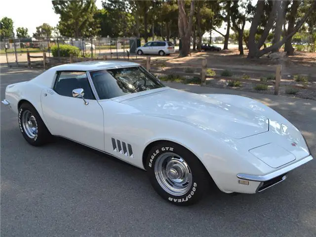 1968 white corvette coupe