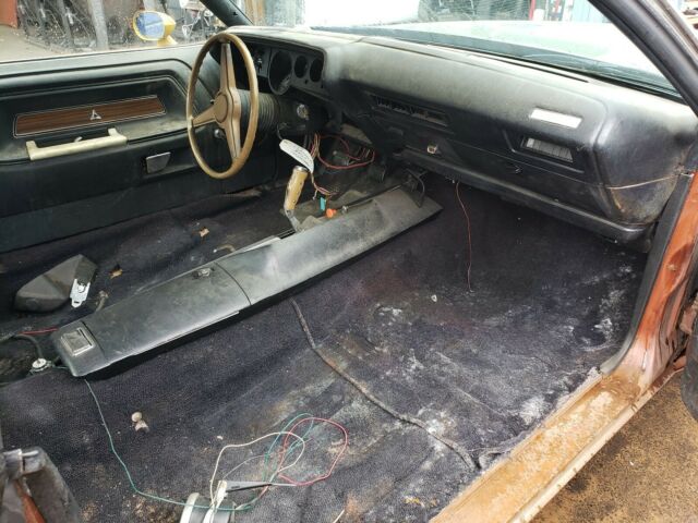 1973 challenger 340 4 speed original engine gk6 bronze white interior