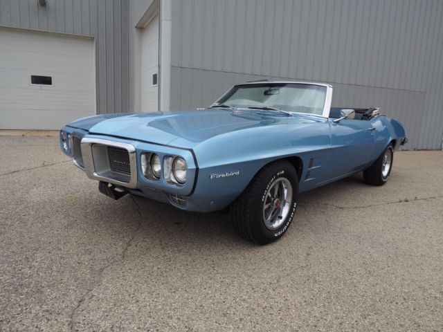 1969 pontiac firebird convertible 350 cid auto ps pb ac. fly in & drive me home!
