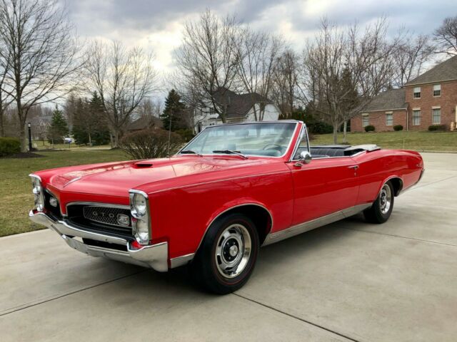 1967 pontiac gto convertible * 400 / 4 speed! true gto! gorgeous! 52k orig miles