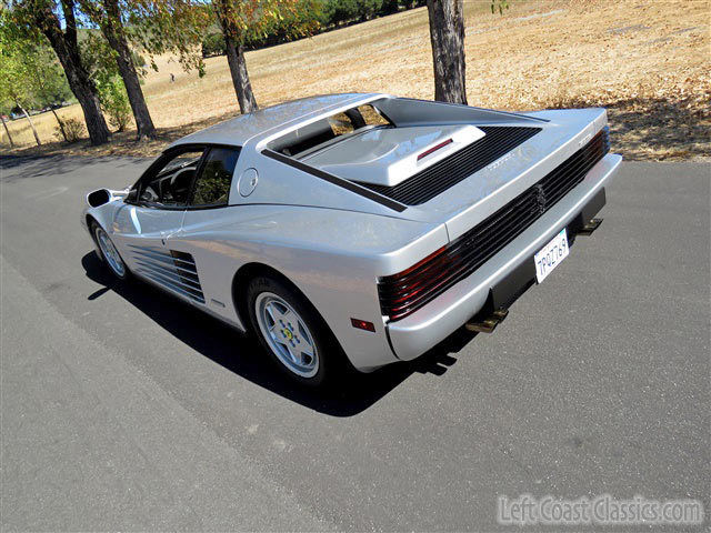 1991 ferrari testarossa - argento metallic/nero - super clean