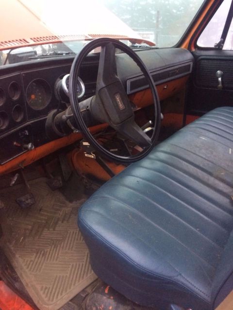 '79 gmc 1 ton 4x4 dump truck with plow