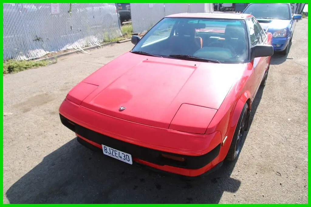(bcc) 1985 toyota mr2 coupe manual 4 cylinder no reserve!