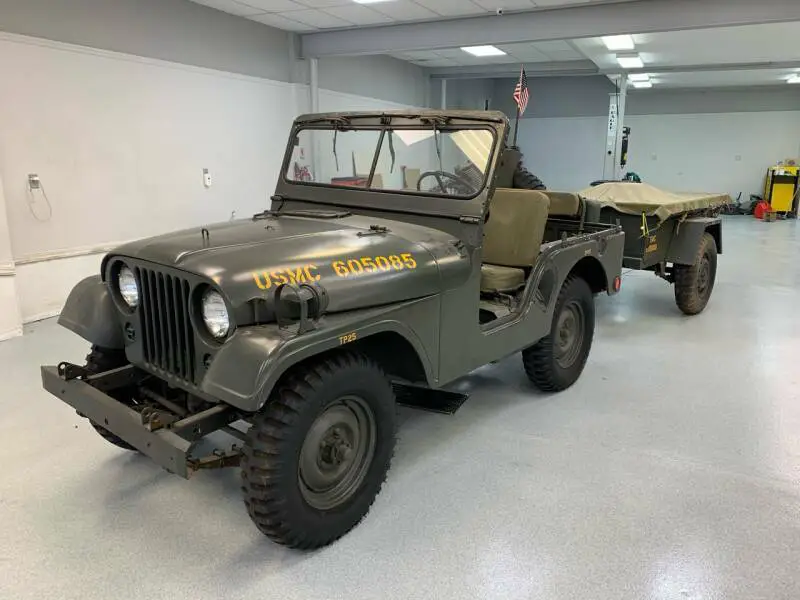 1955 willys jeep manual 3-speed 4x4 i4 1.0l gasoline