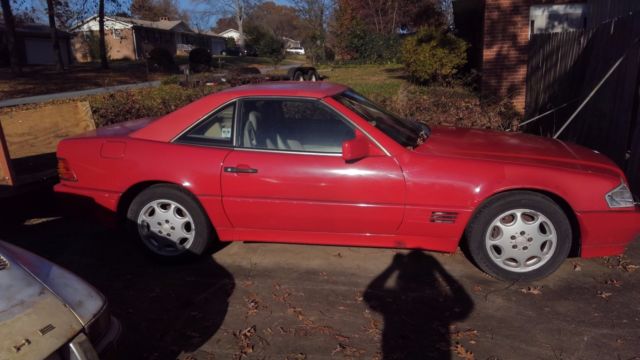 1992 mercedes 500 sl hard top. 85k miles. complete project car. read details
