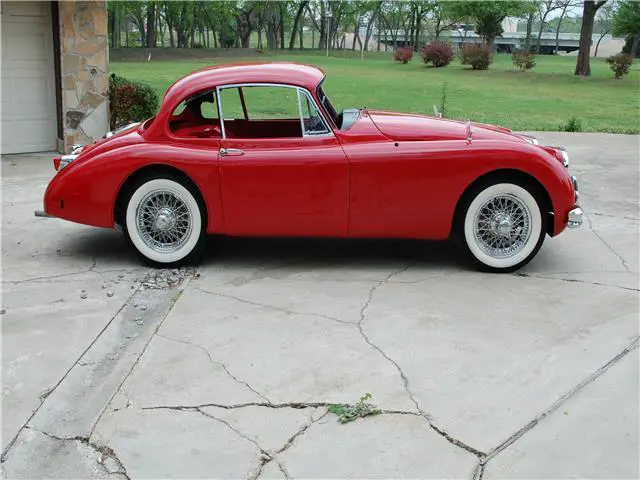 1958 jaguar xk150 92,704 miles red coupe 6 cyl manual