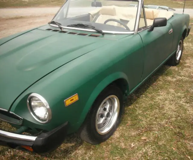 1979 fiat spider 2000 convertible. 5 speed, a blast to drive!