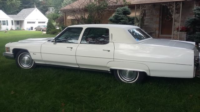 no reserve! 1974 cadillac fleetwood brougham, mint condition! stored over 30yrs