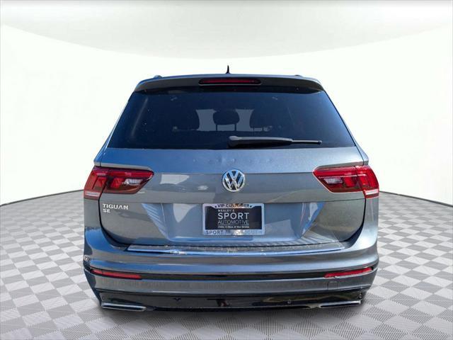 2021 volkswagen tiguan 2.0t se r-line black