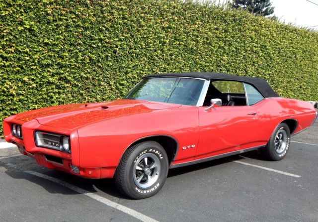 1969 pontiac gto convertible with air conditioning - original california car