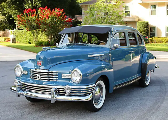 rare model restored original car - 1948 nash 600 super fastback
