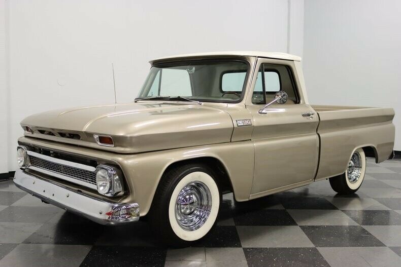 very slick & freshly restored! 283 v8, auto, a/c, ps/b w/ frt disc, 4 inch drop