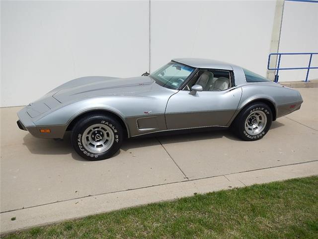 1978 chevrolet corvette $1 no reserve 16,161 miles silver/gray 350 cu in manual