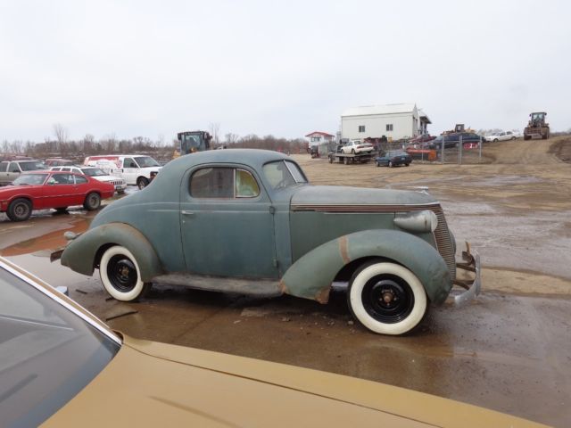 1937 studebaker dictator 3 window coupe, barn find original