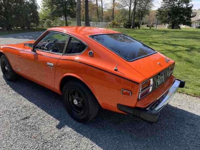 1977 datsun 280z sportscar orange rwd manual