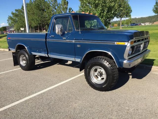 1976 ford f-250 ranger xlt hi boy lifted nice shape 460 v8 automatic 4x4