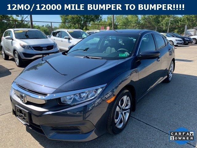 certified 2016 honda civic lx sedan parkersburg, wv 26101 for sale in parkersburg, west virginia