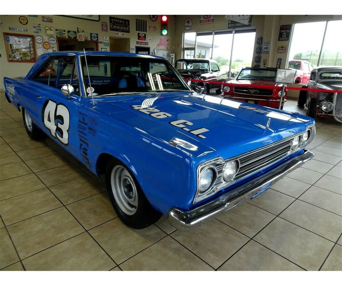 1967 plymouth satellite blue rwd automatic