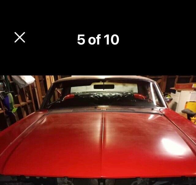 1967 ford mustang coupe red rwd manual v8 5 lug