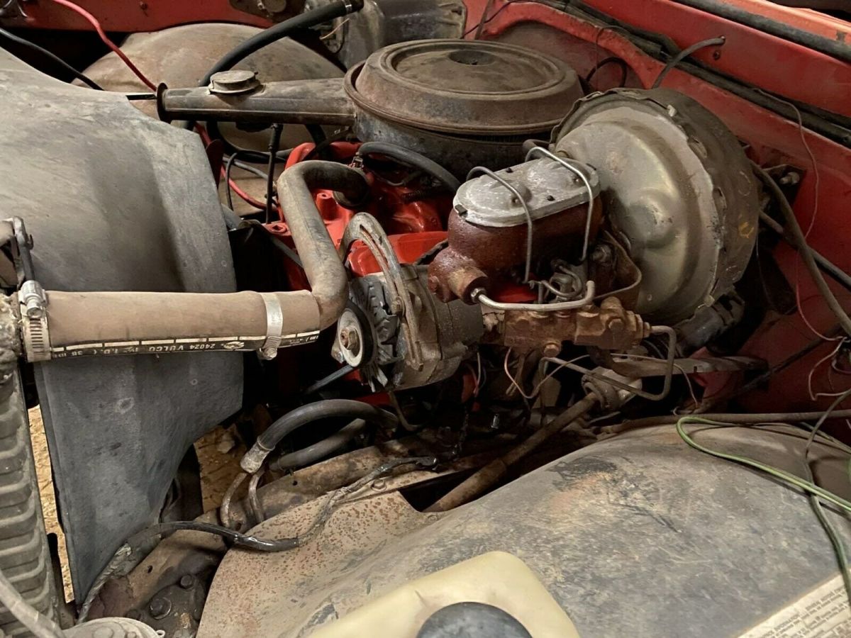 1972 chevrolet k20 4x4 0 red regular cab 8 cyl, automatic