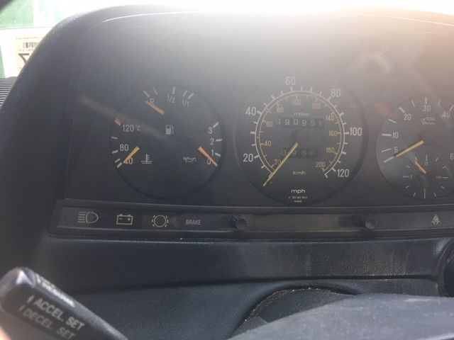 1984 mercedes 300td: om617 turbo diesel, mechanically restored. rat rod look