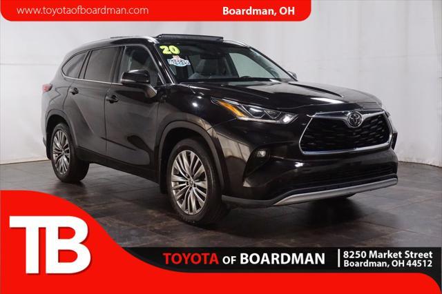 2020 toyota highlander platinum