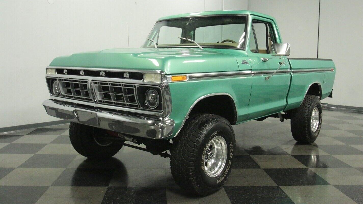 1977 ford f 150 custom true v8 powered 4x4 1518 miles