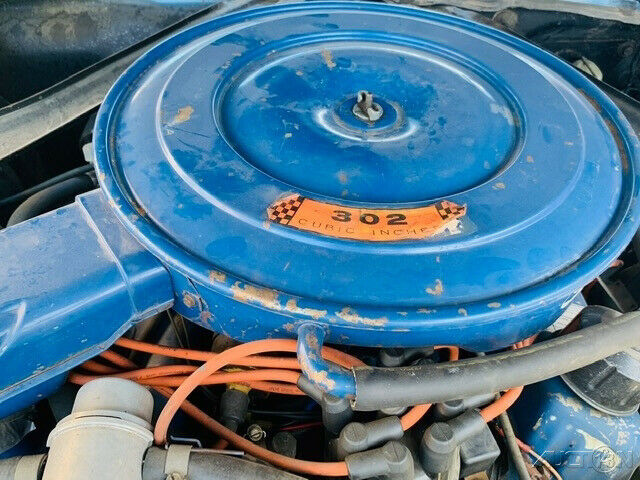 1968 ford mustang convertible 302ci v8 3-speed manual 90,000 original miles