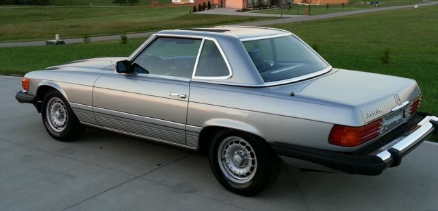 1980 mercedes 450 sl hardtop convertible with soft top