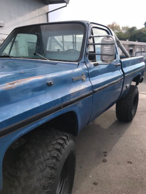 1978 chevrolet silverado k10 4x4 swb fleetside pickup truck
