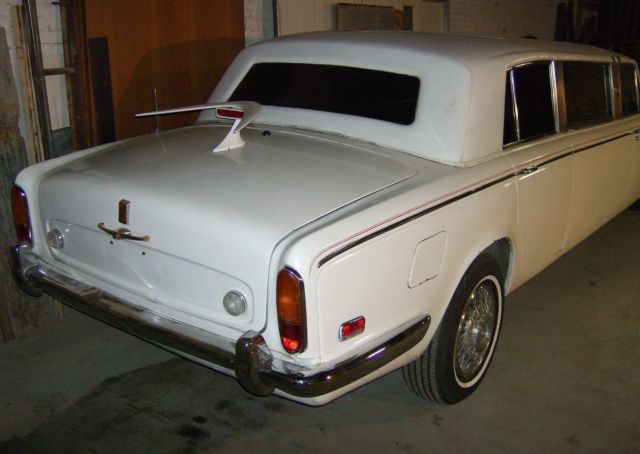1972 rolls royce silver shadow 5 foot stretch limousine gm eng + drive line 72