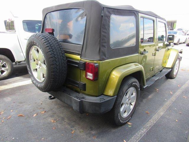 used 2007 jeep wrangler unlimited sahara florence, sc 29501 for sale in florence, south carolina
