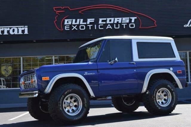 1976 ford bronco 65316 miles blue suv v8 5.0l automatic 3-speed